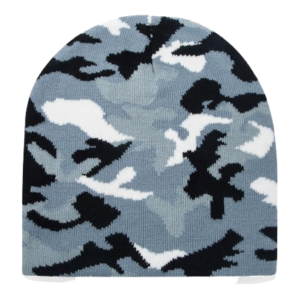 Unisex Camouflage Knit Beanie Stylish and Comfortable Winter Hat
