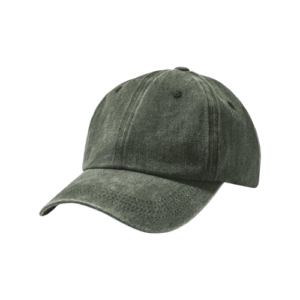 Unisex Adjustable Washed Cotton Baseball Cap  Bluestone Green